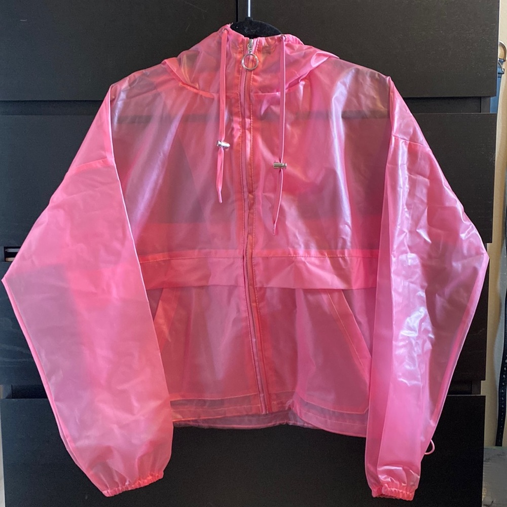 Elodie Pink Rain Jacket